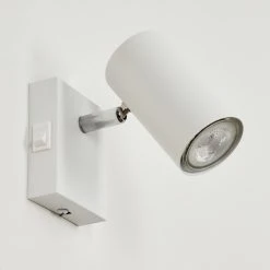 Hofstein Javel Wandleuchte Chrom, Weiß, 1-flammig -Wandleuchten Verkauf javel wandleuchte h3611678 7