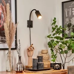 Hofstein Javel Wandleuchte Schwarz, 1-flammig -Wandleuchten Verkauf javel wandleuchte h3612712 6