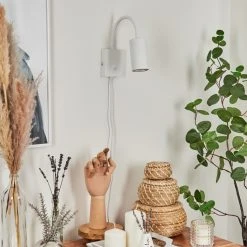 Hofstein Javel Wandleuchte Weiß, 1-flammig -Wandleuchten Verkauf javel wandleuchte h3613177 9