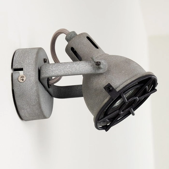 Hofstein Jonsered Wandleuchte LED Schwarz, Grau, Steinoptik, 1-flammig 18 Hofstein Jonsered Wandleuchte LED Schwarz, Grau, Steinoptik, 1-flammig - Image 18