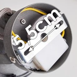 Hofstein Jonsered Wandleuchte LED Schwarz, Grau, Steinoptik, 1-flammig 37 Hofstein Jonsered Wandleuchte LED Schwarz, Grau, Steinoptik, 1-flammig -Wandleuchten Verkauf jonsered wandleuchte h3355435 18