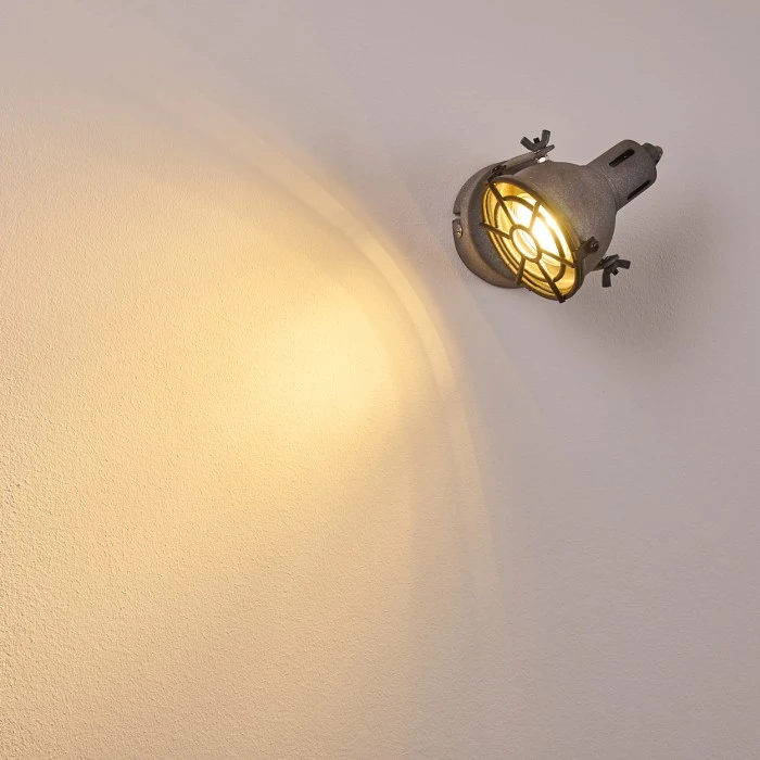 Hofstein Jonsered Wandleuchte LED Schwarz, Grau, Steinoptik, 1-flammig 7 Hofstein Jonsered Wandleuchte LED Schwarz, Grau, Steinoptik, 1-flammig - Image 7