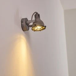 Hofstein Jonsered Wandleuchte LED Schwarz, Grau, Steinoptik, 1-flammig 28 Hofstein Jonsered Wandleuchte LED Schwarz, Grau, Steinoptik, 1-flammig -Wandleuchten Verkauf jonsered wandleuchte h3355435 9