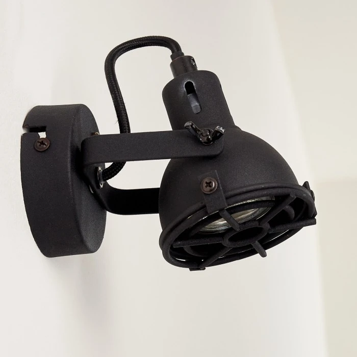 Hofstein Jonsered Wandleuchte LED Schwarz, 1-flammig 16 Hofstein Jonsered Wandleuchte LED Schwarz, 1-flammig - Image 16