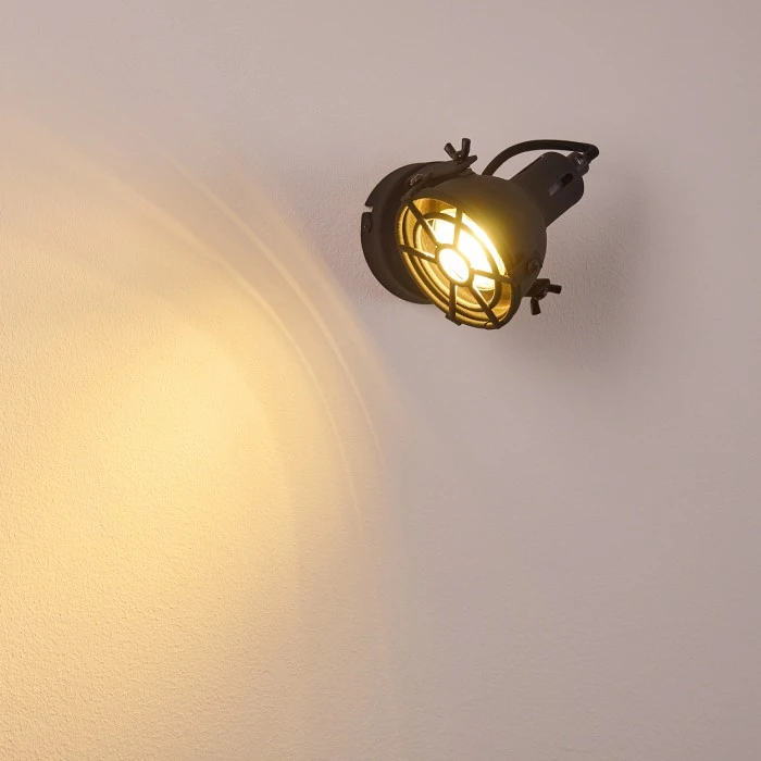 Hofstein Jonsered Wandleuchte LED Schwarz, 1-flammig 7 Hofstein Jonsered Wandleuchte LED Schwarz, 1-flammig - Image 7