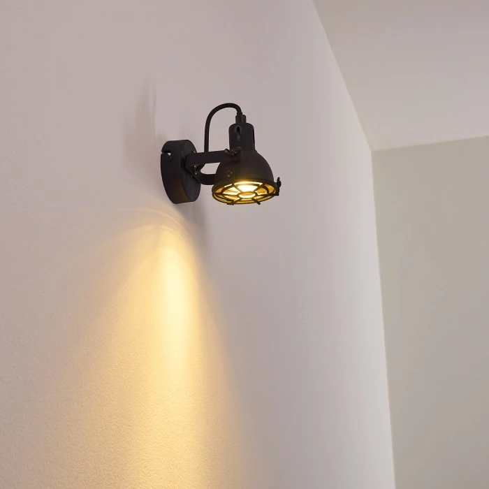 Hofstein Jonsered Wandleuchte LED Schwarz, 1-flammig 10 Hofstein Jonsered Wandleuchte LED Schwarz, 1-flammig - Image 10