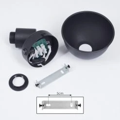 Hofstein Kansela Wandleuchte Schwarz, 1-flammig -Wandleuchten Verkauf kansela wandleuchte h3588314 4