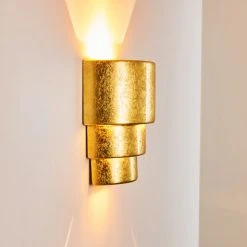 Hofstein Karatschi Wandleuchte Gold, 1-flammig -Wandleuchten Verkauf karatschi wandleuchte h3010136 do4 11