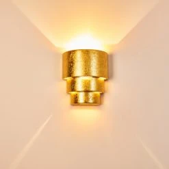 Hofstein Karatschi Wandleuchte Gold, 1-flammig -Wandleuchten Verkauf karatschi wandleuchte h3010136 do4 4