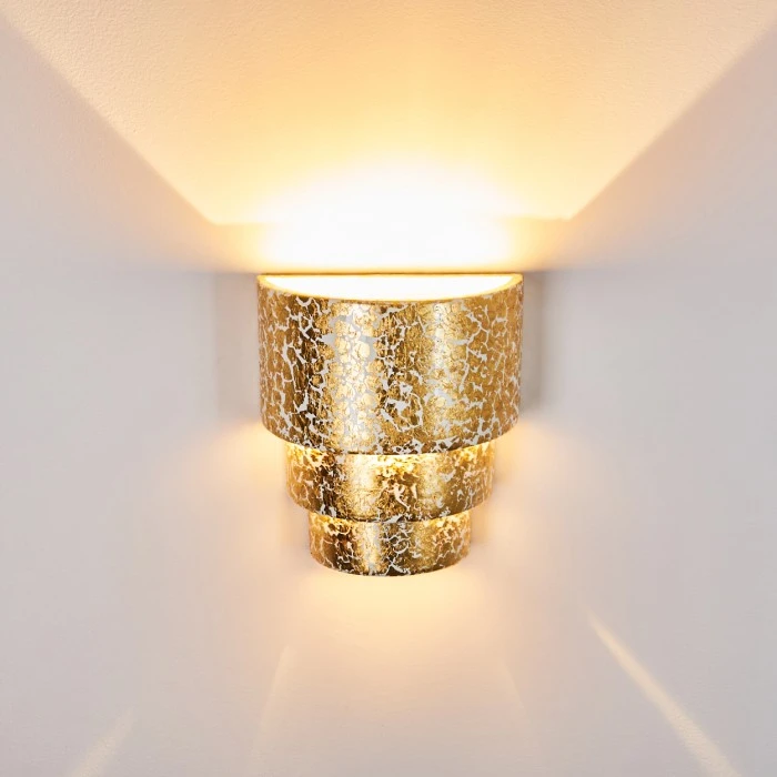 Hofstein Karatschi Wandleuchte Gold, 1-flammig 11 Hofstein Karatschi Wandleuchte Gold, 1-flammig - Image 11