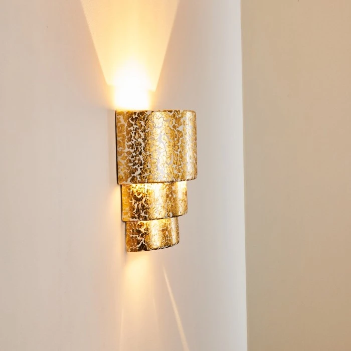 Hofstein Karatschi Wandleuchte Gold, 1-flammig 12 Hofstein Karatschi Wandleuchte Gold, 1-flammig - Image 12