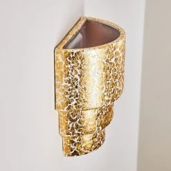 Hofstein Karatschi Wandleuchte Gold, 1-flammig 31 Hofstein Karatschi Wandleuchte Gold, 1-flammig -Wandleuchten Verkauf karatschi wandleuchte h3010266 do4 15