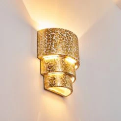 Hofstein Karatschi Wandleuchte Gold, 1-flammig 19 Hofstein Karatschi Wandleuchte Gold, 1-flammig -Wandleuchten Verkauf karatschi wandleuchte h3010266 do4 3