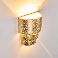 Hofstein Karatschi Wandleuchte Gold, 1-flammig 20 Hofstein Karatschi Wandleuchte Gold, 1-flammig -Wandleuchten Verkauf karatschi wandleuchte h3010266 do4 4