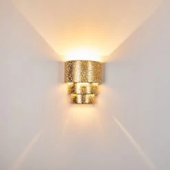 Hofstein Karatschi Wandleuchte Gold, 1-flammig 22 Hofstein Karatschi Wandleuchte Gold, 1-flammig -Wandleuchten Verkauf karatschi wandleuchte h3010266 do4 6