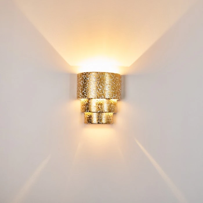 Hofstein Karatschi Wandleuchte Gold, 1-flammig 7 Hofstein Karatschi Wandleuchte Gold, 1-flammig - Image 7