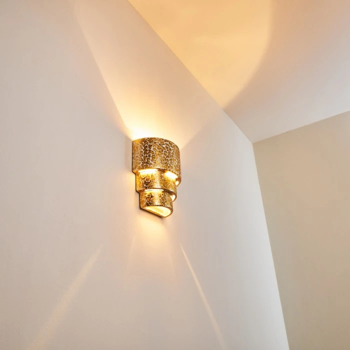 Hofstein Karatschi Wandleuchte Gold, 1-flammig 8 Hofstein Karatschi Wandleuchte Gold, 1-flammig - Image 8