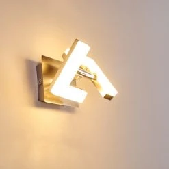 Hofstein Karis Wandleuchte LED Nickel-Matt, 1-flammig -Wandleuchten Verkauf karis wandleuchte h3111123 do1 10