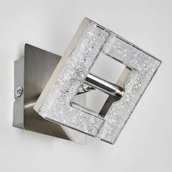 Hofstein Karis Wandleuchte LED Nickel-Matt, 1-flammig -Wandleuchten Verkauf karis wandleuchte h3111123 do1 6