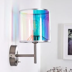 Hofstein Kaunas Wandleuchte Nickel-Matt, 1-flammig -Wandleuchten Verkauf kaunas wandleuchte h3329535 3