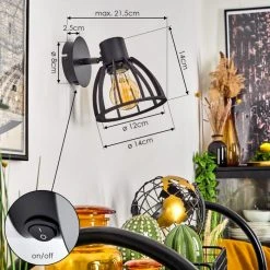 Hofstein Kaurila Wandleuchte Schwarz, 1-flammig 13 Hofstein Kaurila Wandleuchte Schwarz, 1-flammig -Wandleuchten Verkauf kaurila wandleuchte h3578704 3