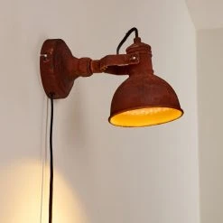 Hofstein Keya Wandleuchte Rostfarben, 1-flammig -Wandleuchten Verkauf keya wandleuchte h3354582 14