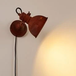 Hofstein Keya Wandleuchte Rostfarben, 1-flammig -Wandleuchten Verkauf keya wandleuchte h3354582 6