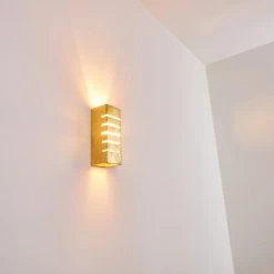 Hofstein Khartum Wandleuchte Gold, 1-flammig -Wandleuchten Verkauf khartum wandleuchte h3010150 do1 do1 2