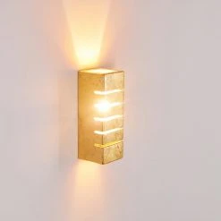 Hofstein Khartum Wandleuchte Gold, 1-flammig -Wandleuchten Verkauf khartum wandleuchte h3010150 do1 do1 3