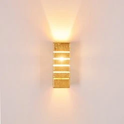 Hofstein Khartum Wandleuchte Gold, 1-flammig -Wandleuchten Verkauf khartum wandleuchte h3010150 do1 do1 9