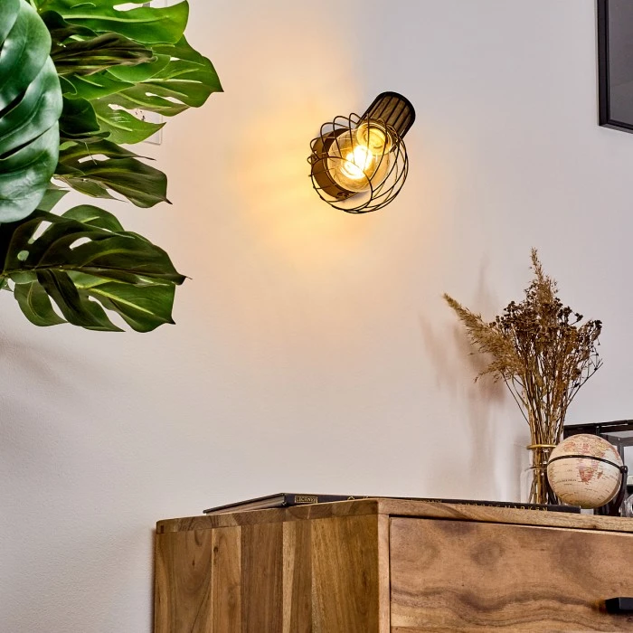 Hofstein Kolfer Wandleuchte Schwarz, 1-flammig 11 Hofstein Kolfer Wandleuchte Schwarz, 1-flammig - Image 11