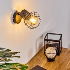 Hofstein Kolfer Wandleuchte Schwarz, 1-flammig 23 Hofstein Kolfer Wandleuchte Schwarz, 1-flammig -Wandleuchten Verkauf kolfer wandleuchte h3397794 11