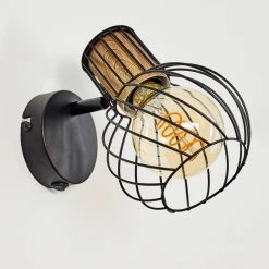 Hofstein Kolfer Wandleuchte Schwarz, 1-flammig 19 Hofstein Kolfer Wandleuchte Schwarz, 1-flammig -Wandleuchten Verkauf kolfer wandleuchte h3397794 7