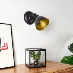 Hofstein Koppom Wandleuchte Schwarz, 1-flammig 36 Hofstein Koppom Wandleuchte Schwarz, 1-flammig -Wandleuchten Verkauf koppom wandleuchte h3013007 do2 14