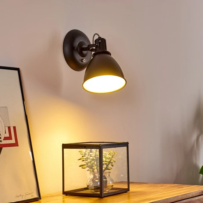 Hofstein Koppom Wandleuchte Schwarz, 1-flammig 19 Hofstein Koppom Wandleuchte Schwarz, 1-flammig - Image 19