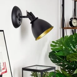 Hofstein Koppom Wandleuchte Schwarz, 1-flammig 41 Hofstein Koppom Wandleuchte Schwarz, 1-flammig -Wandleuchten Verkauf koppom wandleuchte h3013007 do2 19