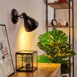 Hofstein Koppom Wandleuchte Schwarz, 1-flammig 28 Hofstein Koppom Wandleuchte Schwarz, 1-flammig -Wandleuchten Verkauf koppom wandleuchte h3013007 do2 6