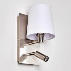 Hofstein Kublis Wandleuchte LED Nickel-Matt, 2-flammig -Wandleuchten Verkauf kublis wandleuchte h3296011 do1 12