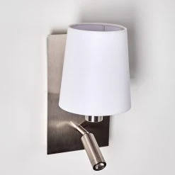 Hofstein Kublis Wandleuchte LED Nickel-Matt, 2-flammig -Wandleuchten Verkauf kublis wandleuchte h3296011 do1 15