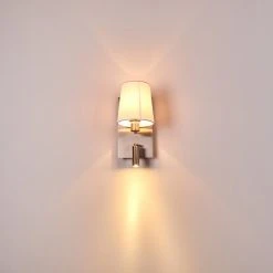 Hofstein Kublis Wandleuchte LED Nickel-Matt, 2-flammig -Wandleuchten Verkauf kublis wandleuchte h3296011 do1 7