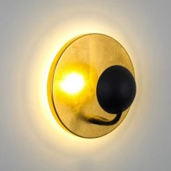 Hofstein Kuldo Wandleuchte LED Gold, 2-flammig -Wandleuchten Verkauf kuldo wandleuchte h3000960 9