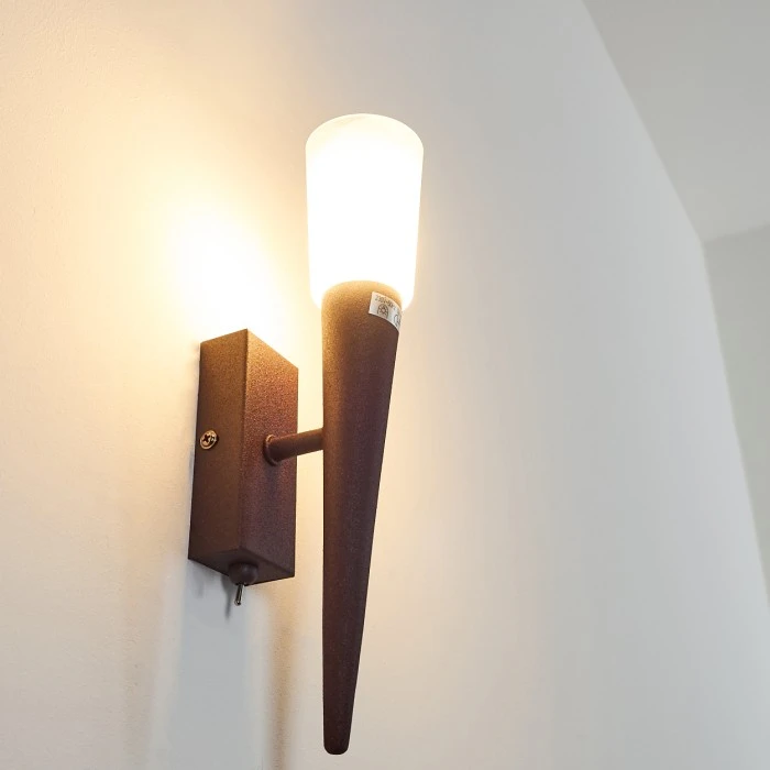 Hofstein Kundi Wandleuchte Rostfarben, 1-flammig 3 Hofstein Kundi Wandleuchte Rostfarben, 1-flammig - Image 3