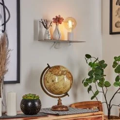 Hofstein Lafinur Wandleuchte Braun, Weiß, Holzoptik, 1-flammig -Wandleuchten Verkauf lafinur wandleuchte h3565360 10