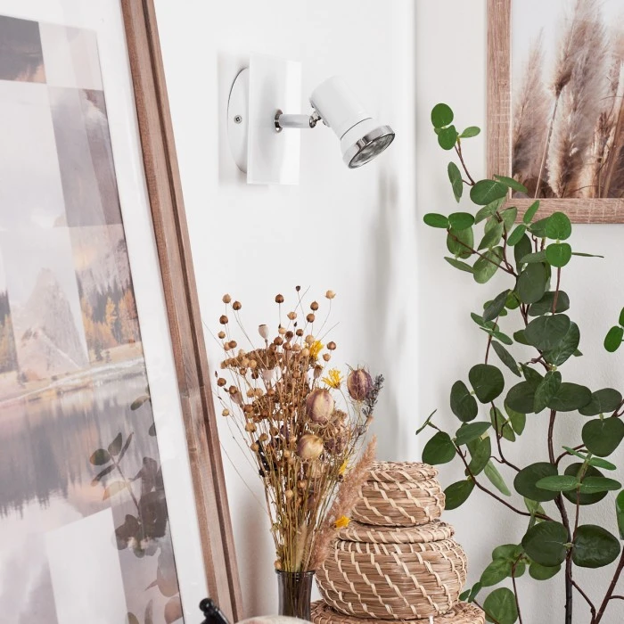 Hofstein Lanrigan Wandleuchte LED Chrom, Weiß, 1-flammig 2 Hofstein Lanrigan Wandleuchte LED Chrom, Weiß, 1-flammig - Image 2