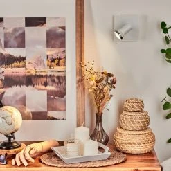 Hofstein Lanrigan Wandleuchte LED Chrom, Weiß, 1-flammig 18 Hofstein Lanrigan Wandleuchte LED Chrom, Weiß, 1-flammig -Wandleuchten Verkauf lanrigan wandleuchte h3651674 8