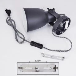 Hofstein Leiwoma Wandleuchte Schwarz, 1-flammig 16 Hofstein Leiwoma Wandleuchte Schwarz, 1-flammig -Wandleuchten Verkauf leiwoma wandleuchte h3414910 4