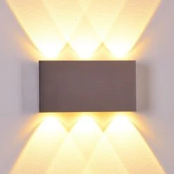 Hofstein Lente Wandleuchte LED Aluminium, 6-flammig 27 Hofstein Lente Wandleuchte LED Aluminium, 6-flammig -Wandleuchten Verkauf lente wandleuchte led115 b 10