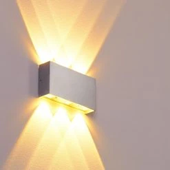 Hofstein Lente Wandleuchte LED Aluminium, 6-flammig 31 Hofstein Lente Wandleuchte LED Aluminium, 6-flammig -Wandleuchten Verkauf lente wandleuchte led115 b 14