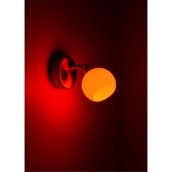 Leuchten Direkt LOLA-LOTTA Wandleuchte LED Edelstahl, 1-flammig, Fernbedienung, Farbwechsler 1 Leuchten Direkt LOLA-LOTTA Wandleuchte LED Edelstahl, 1-flammig, Fernbedienung, Farbwechsler