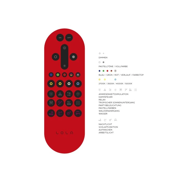 Leuchten Direkt LOLA-LOTTA Wandleuchte LED Edelstahl, 1-flammig, Fernbedienung, Farbwechsler 3 Leuchten Direkt LOLA-LOTTA Wandleuchte LED Edelstahl, 1-flammig, Fernbedienung, Farbwechsler – Bild 3